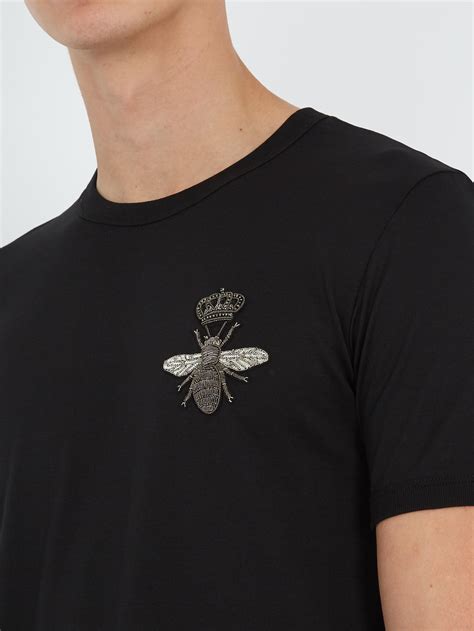 dolce gabbana bee embroidered shirt|Jersey T.